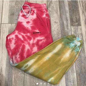 Tie dye sweat pants
